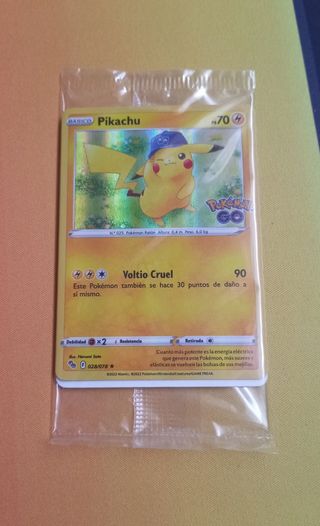 Pikachu Holo carta Pokemon promo