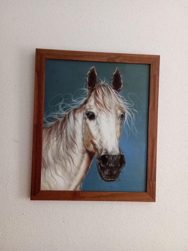 2 Cuadros Animales: Caballo y León