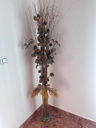 Jarrón decorativo - Flores secas