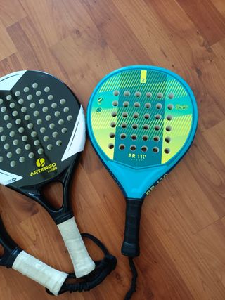 3 Palas pádel Artengo PR 700 y PR 110