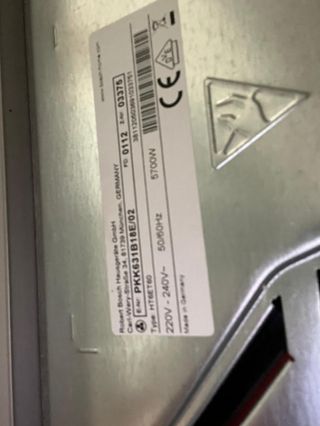 Vitrocerámica Bosch 3 fuegos