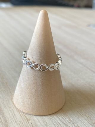 Anillo plata infinito,talla ajustable