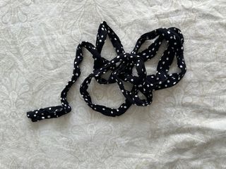 Mini Falda Zara negra - lunares