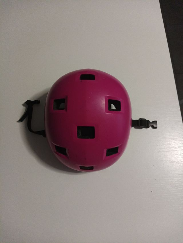 Casco Oxelo rosa niña