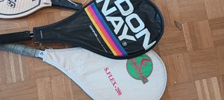 2 Raquetas Tenis + 3 Palas Playa