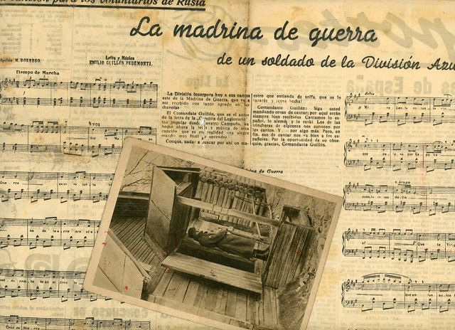 Fotos División Azul. Rusia. Asturias. 1942.