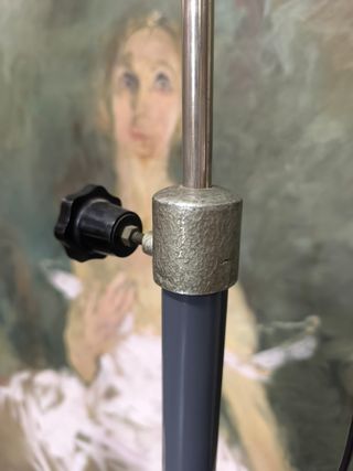 Lampara vintage de pie.