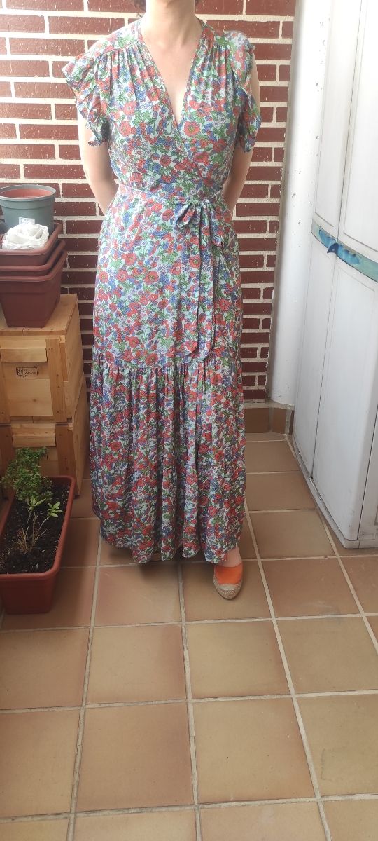 Vestido floral vintage