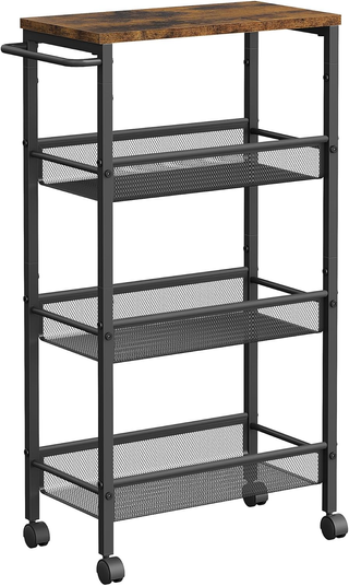 Carrello a 4 Ripiani, Carrello Cucina Salvaspazio 