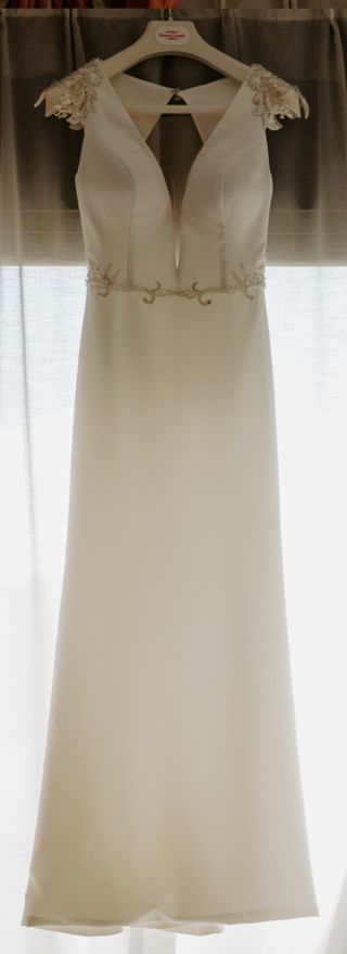 Vestido de novia blanco.