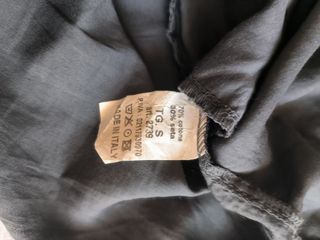 Abito grigio blu cotone seta tg.M