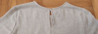 Vestido Zara mini gris talla S