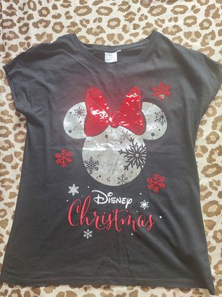 Camiseta Minnie Mouse Navidad Disney