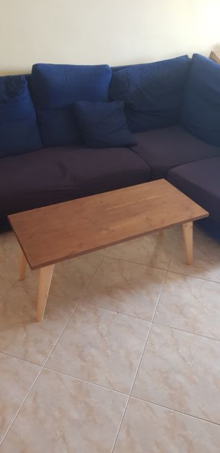 Mesa centro madera marrón