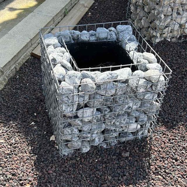 Gavión decorativo JARDINERA 50cm x 50cm x 50cm