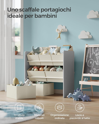 Scaffale per Bambini, Scaffale per Giocattoli, Lib