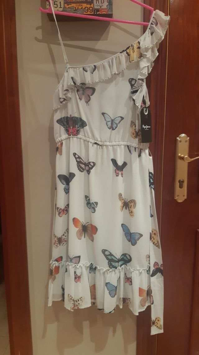 Vestido Pepe Jeans London blanco