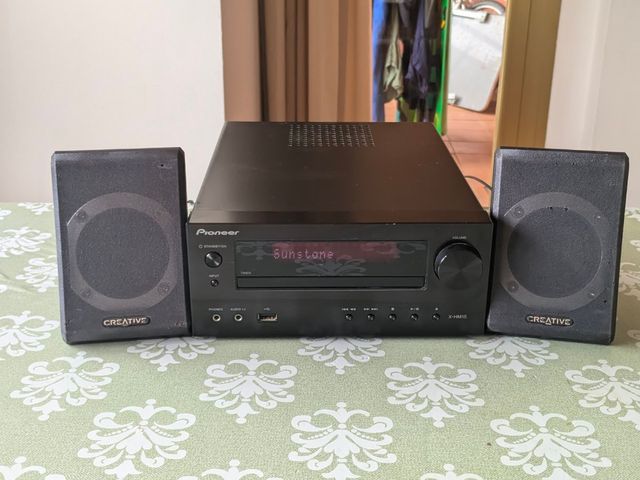 Minicadena Pioneer X-HM15BT-K negra