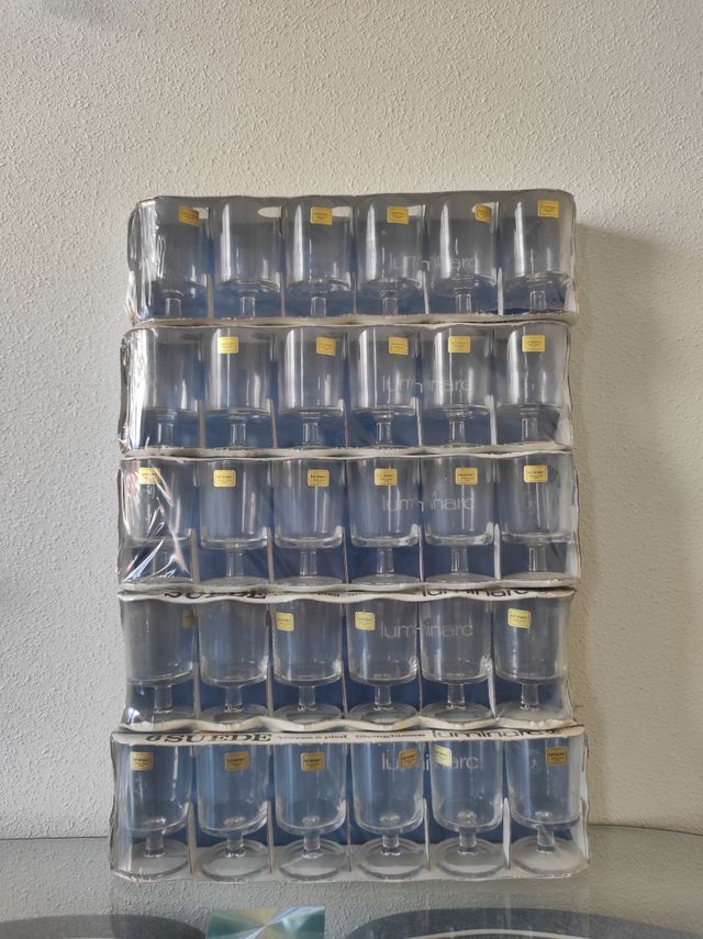 OFFERTA 30 nuove tazze vintage in vetro Luminarc