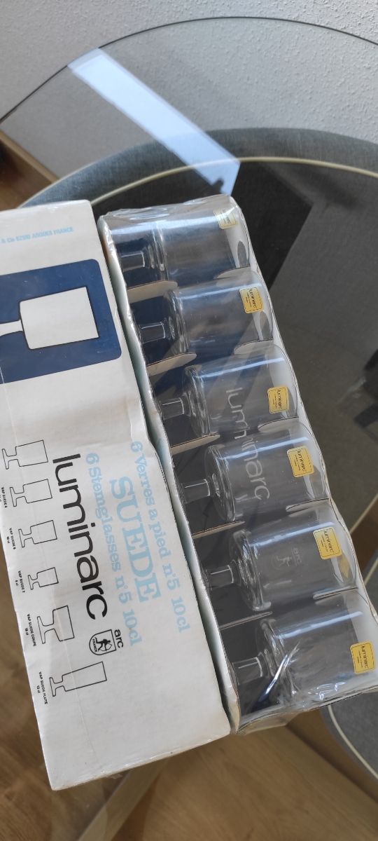 OFFERTA 30 nuove tazze vintage in vetro Luminarc