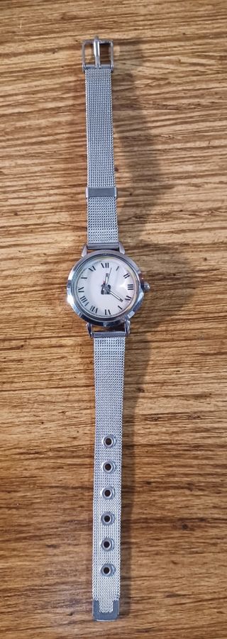 Reloj pulsera unisex plata