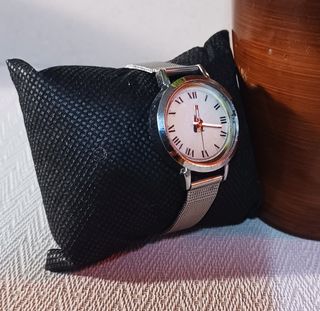 Reloj pulsera unisex plata