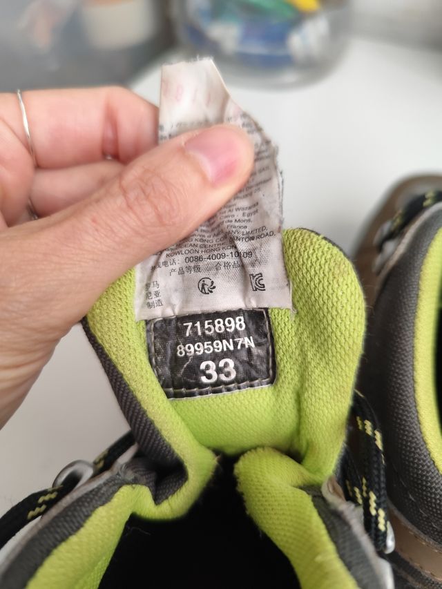 Zapatillas trekking niño Decathlon