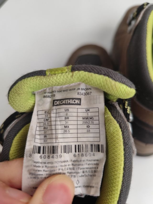 Zapatillas trekking niño Decathlon