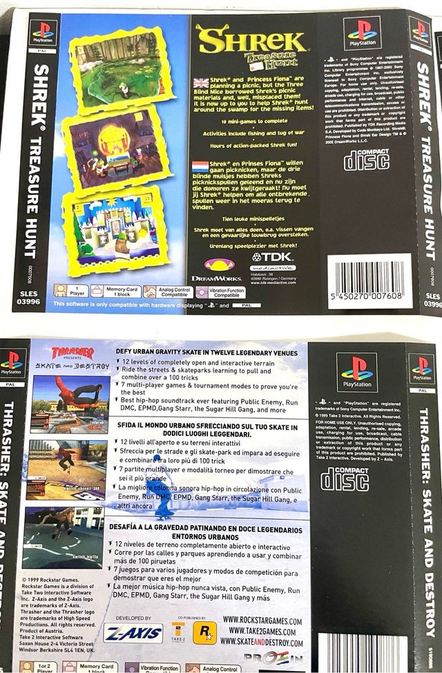 8 Cover PS1 (PlayStation 1) Originali