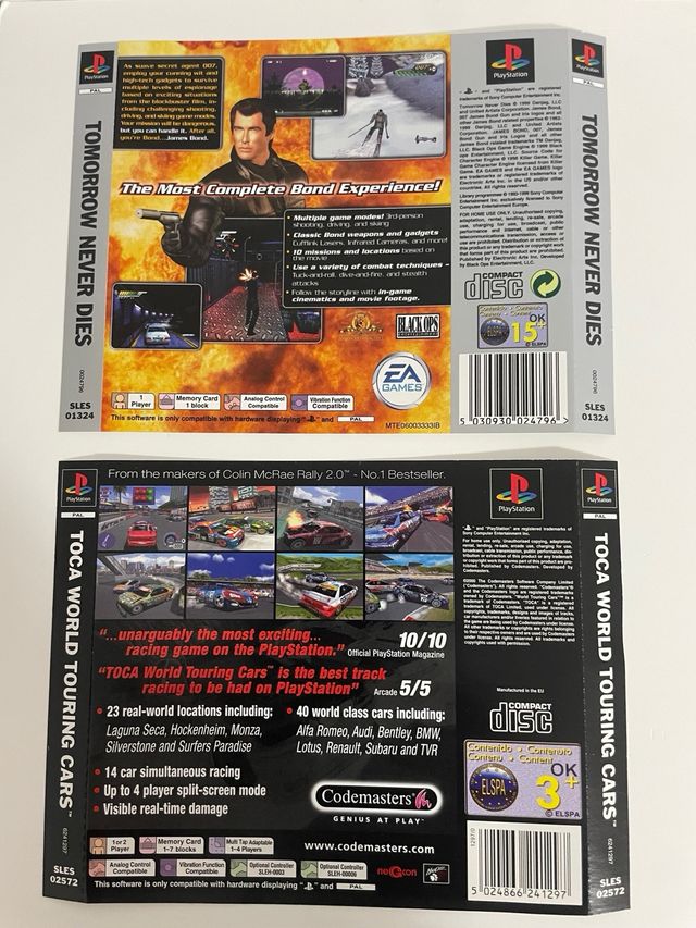 8 Cover PS1 (PlayStation 1) Originali