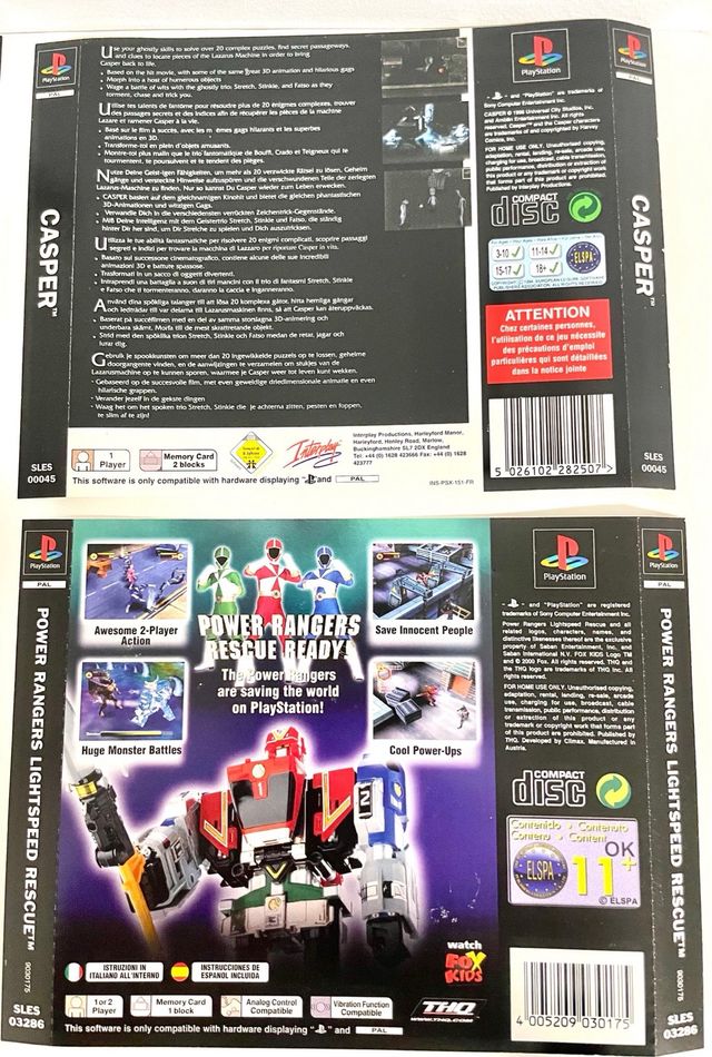 8 Cover PS1 (PlayStation 1) Originali