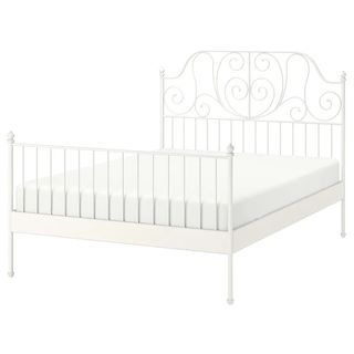 Cama Leirvik IKEA blanca