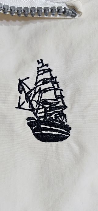 Giacca Marina Militare Bianca Tg. L - Vintage