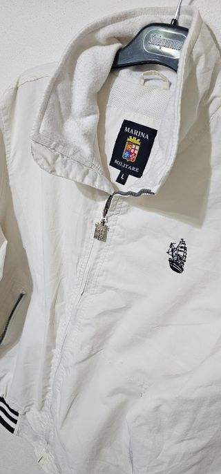 Giacca Marina Militare Bianca Tg. L - Vintage