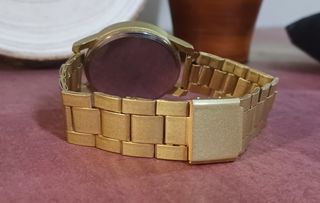 Reloj dorado pulsera hombre