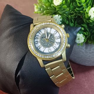 Reloj dorado pulsera hombre