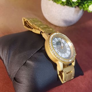 Reloj dorado pulsera hombre