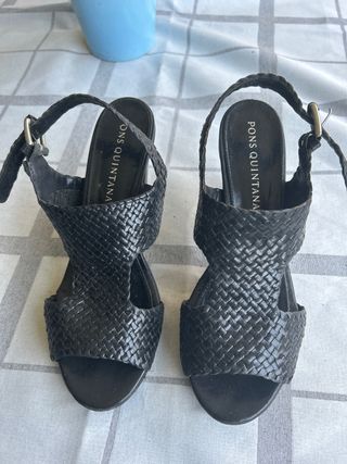 Sandalias Pons Quintana negras 38