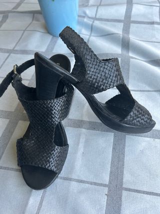 Sandalias Pons Quintana negras 38