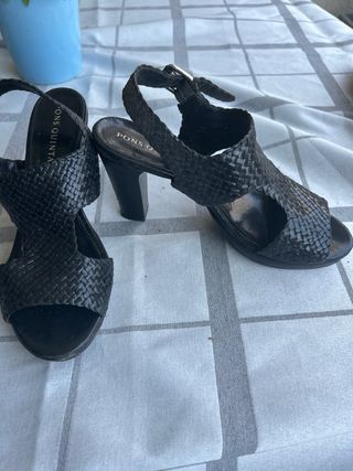 Sandalias Pons Quintana negras 38