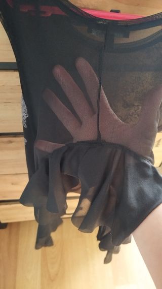 Blusa negra Bershka - Talla S