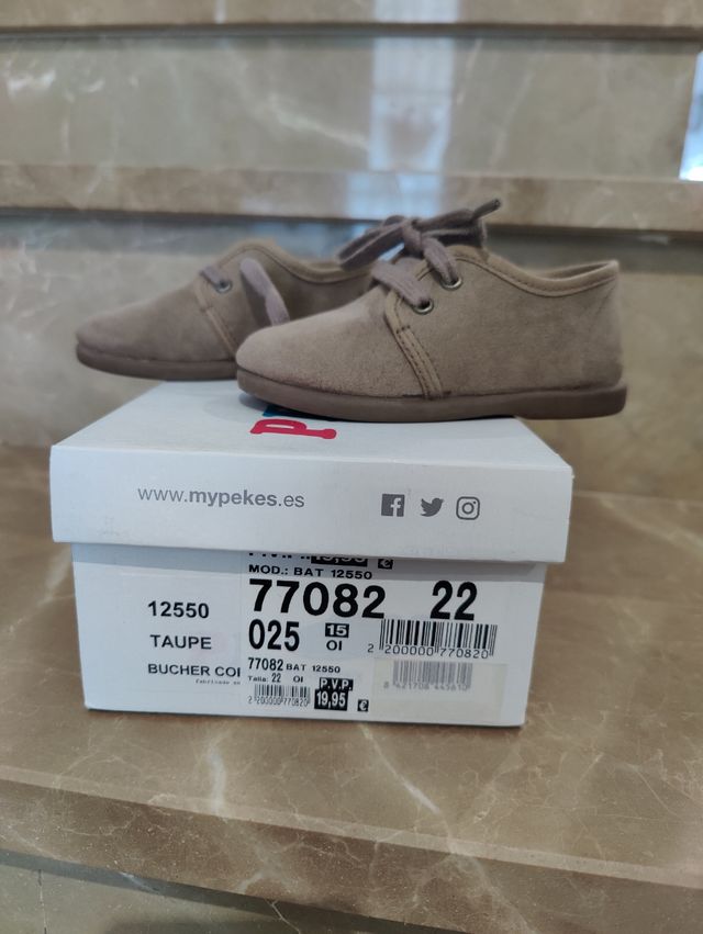 Zapatos PEKE'S by Vanessa beige 22