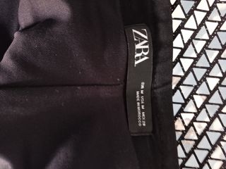 Shorts Zara plata y negro