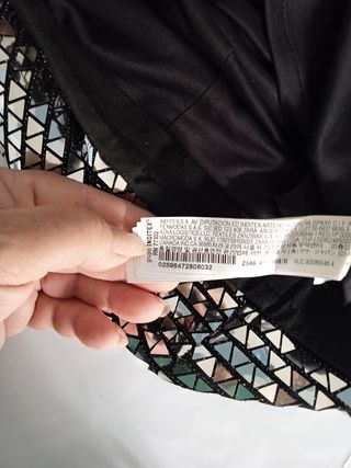 Shorts Zara plata y negro