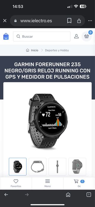 Garmin Forerunner - Reloj Deportivo
