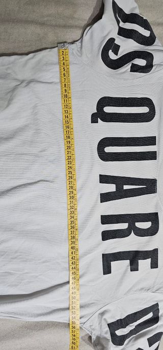 T-shirt DSQUARED2 bianca tg.L con Stampa Nera