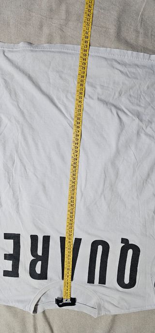 T-shirt DSQUARED2 bianca tg.L con Stampa Nera