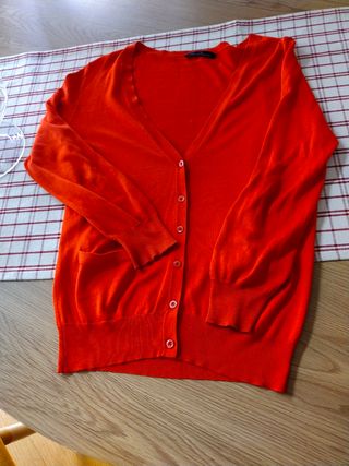 Chaqueta Carolina Herrera roja, talla S