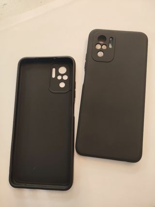 2 Fundas Xiaomi Redmi Note 10S 4G - Negra