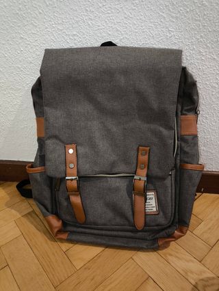 Mochila Hasage lona ordenador / trabajo / escolar 
